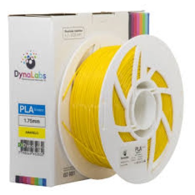 Filamento PLA DynaLabs 1.75mm 1Kg Amarelo