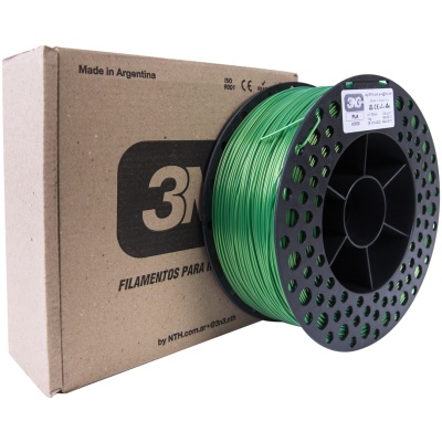 Filamento PLA 3N3 1.75mm 1Kg Verde