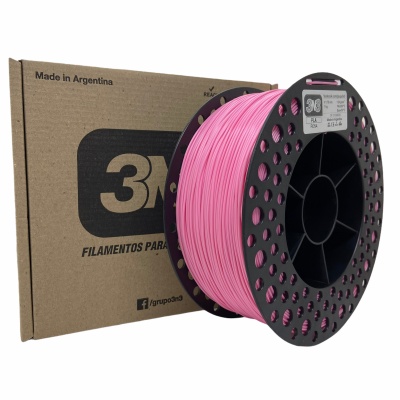 Filamento PLA 3N3 1.75mm 1Kg Rosa