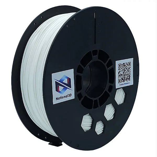 15384556169 Filamento Pla Max High Speed National 1 75Mm 1Kg Branco 3Deras