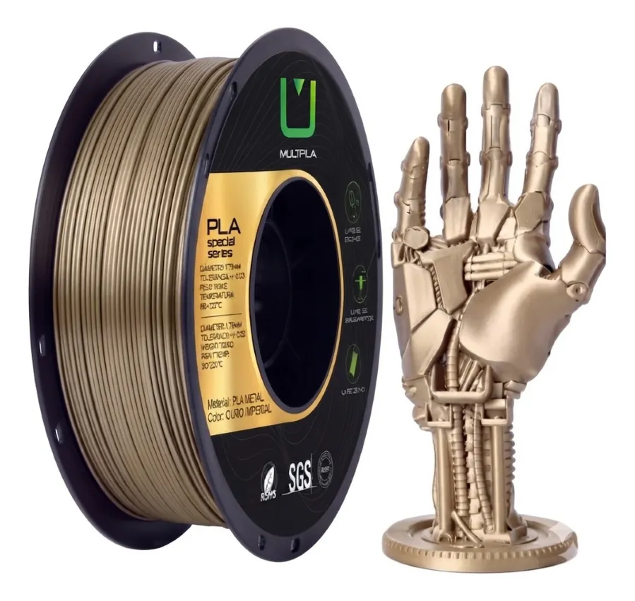 15602478039 D Nq Np 2X 682956 Mlb114430199593 072026 F Filamento Pla Metal Ouro Imperial 1Kg 175Mm Multfil