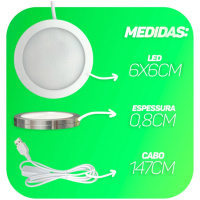 15611345093 D Nq Np 2X 608087 Mlb116824729215 082026 F Luminaria Liga Desliga Branco Quente 6W Branco