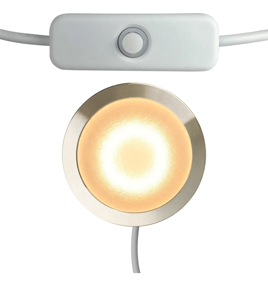 15611345207 D Nq Np 2X 914420 Mlb115404387052 082026 F Luminaria Liga Desliga Branco Quente 6W Prata Mulfil