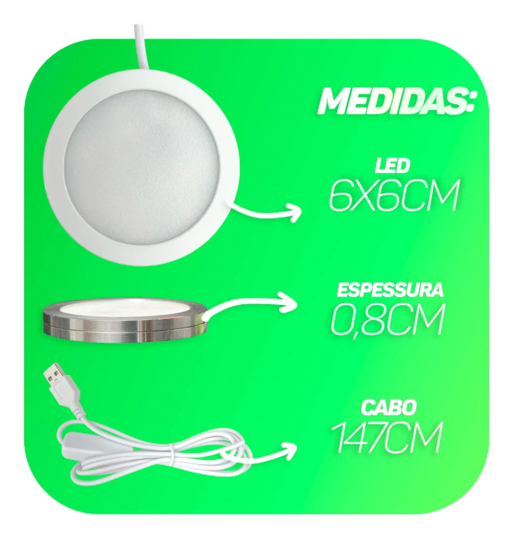 15611345209 D Nq Np 2X 608087 Mlb116824729215 082026 F Luminaria Liga Desliga Branco Quente 6W Branco