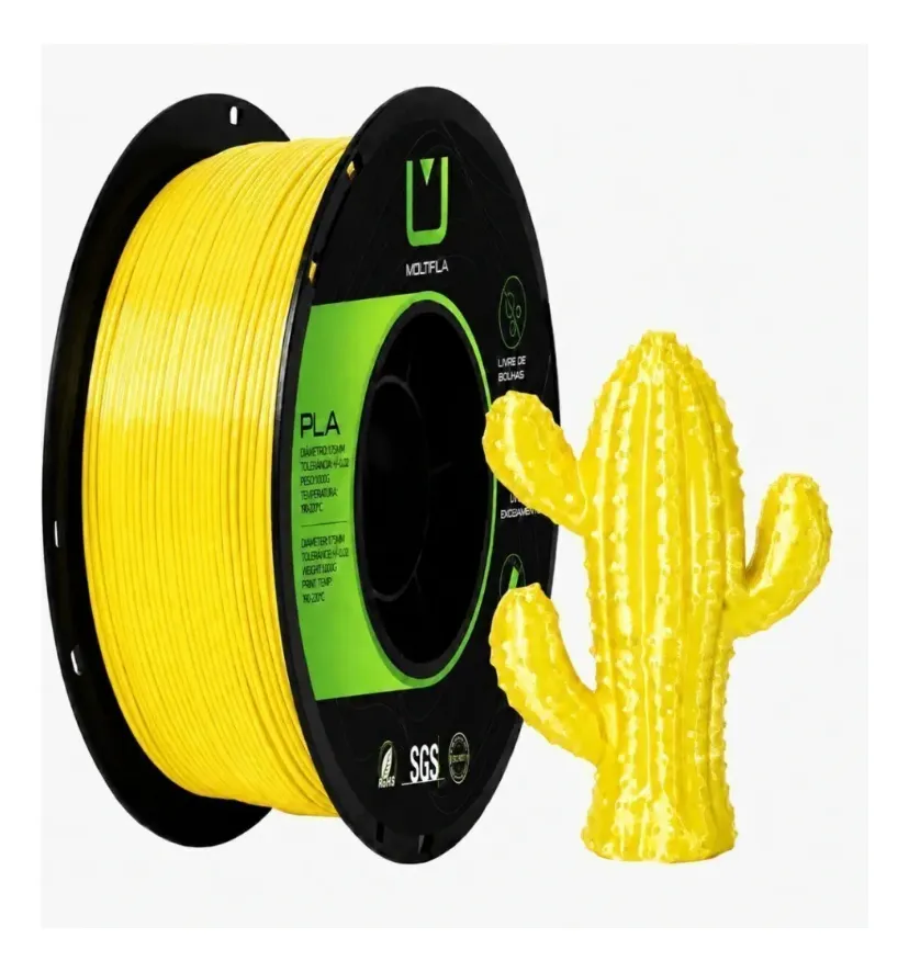 15613804816 D Nq Np 2X 835522 Mlb116661737043 082026 F Filamento Pla Silk Amarelo 175 Mm Impressora 3D Mu